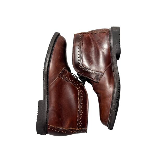 Allen Edmonds Bellevue Chukka Ankle Boots Mens 10 Brown Leather Lace Up USA Made main image 7